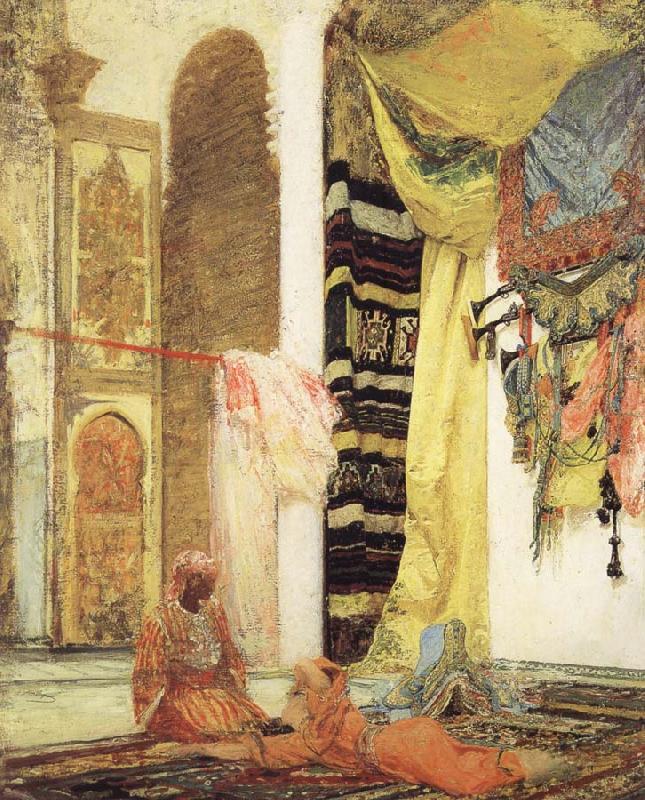 Henri Regnault Patio in Tangiers